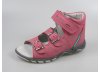 Kožené kotníčkové sandálky, sandály zn. ESSI (růžová).